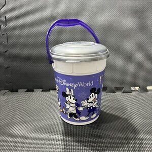 Disney World 100th Anniversary Mickey Mouse & Friends Purple Popcorn Bucket